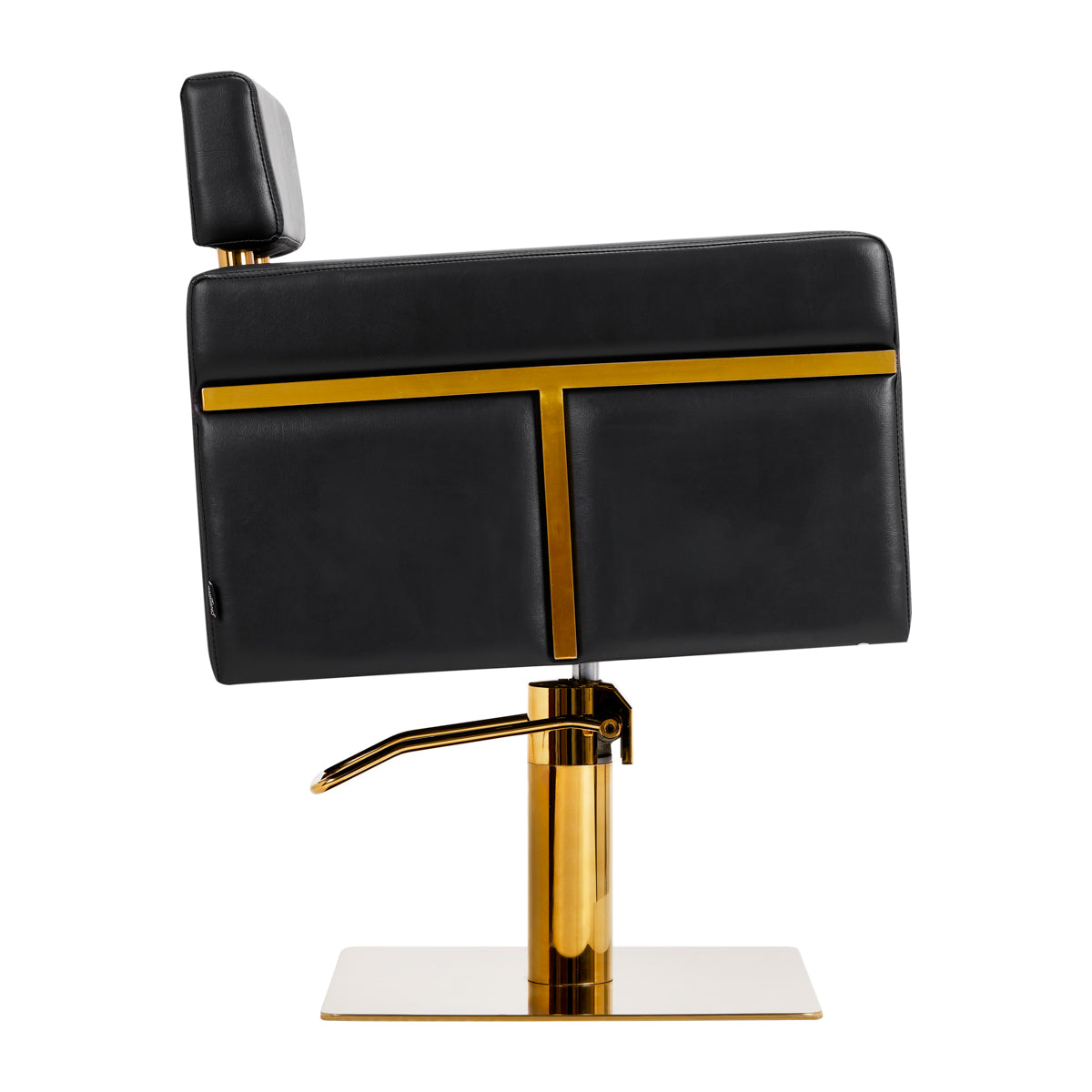 ActiveShop Gabbiano Friseurstuhl Toledo Gold Schwarz