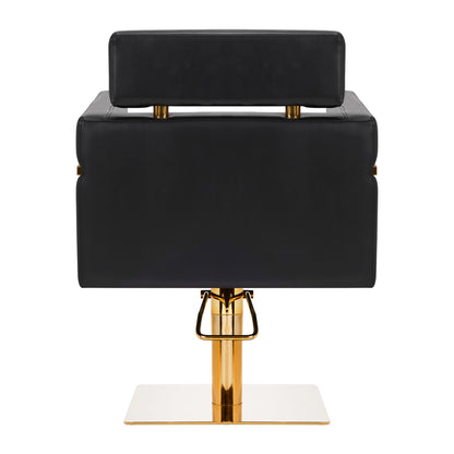 ActiveShop Gabbiano Friseurstuhl Toledo Gold Schwarz