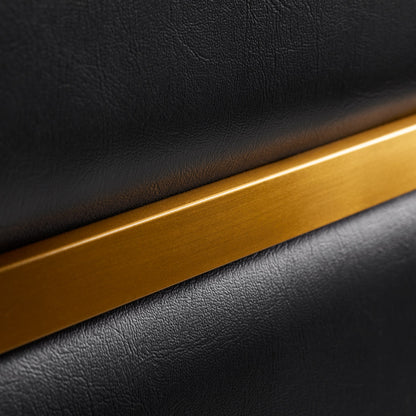 ActiveShop Gabbiano Friseurstuhl Toledo Gold Schwarz
