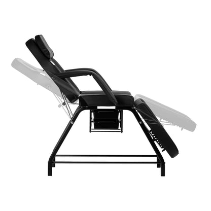 ActiveShop Kosmetikstuhl 557A mit schwarzen Wannen