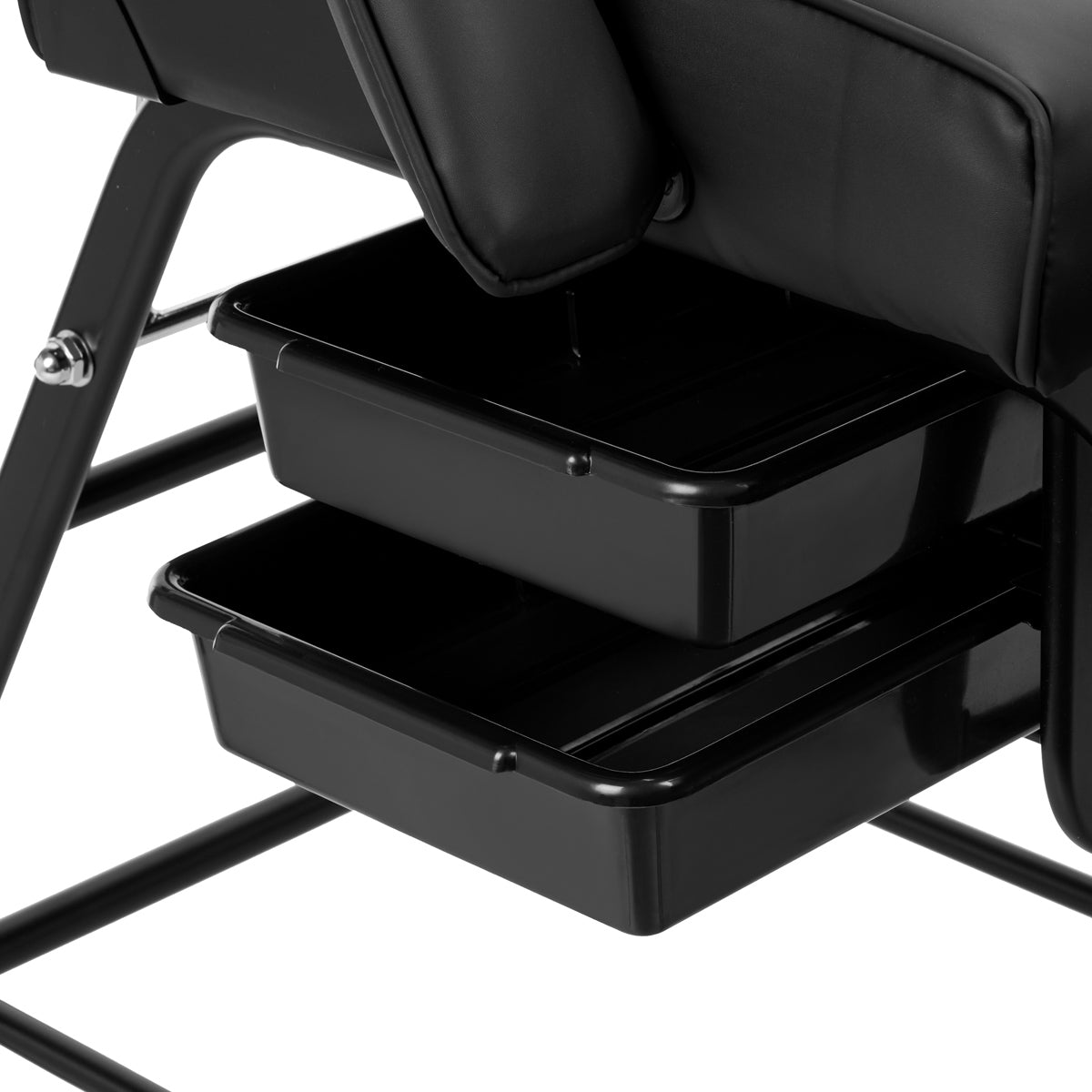 ActiveShop Kosmetikstuhl 557A mit schwarzen Wannen
