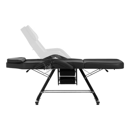ActiveShop Kosmetikstuhl Sillon mit Auffangschalen schwarz
