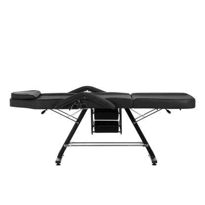 ActiveShop Kosmetikstuhl Sillon mit Auffangschalen schwarz