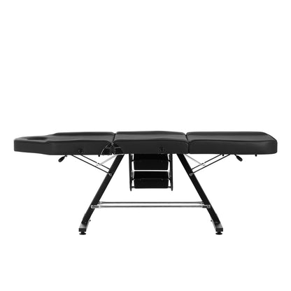 ActiveShop Kosmetikstuhl Sillon mit Auffangschalen schwarz