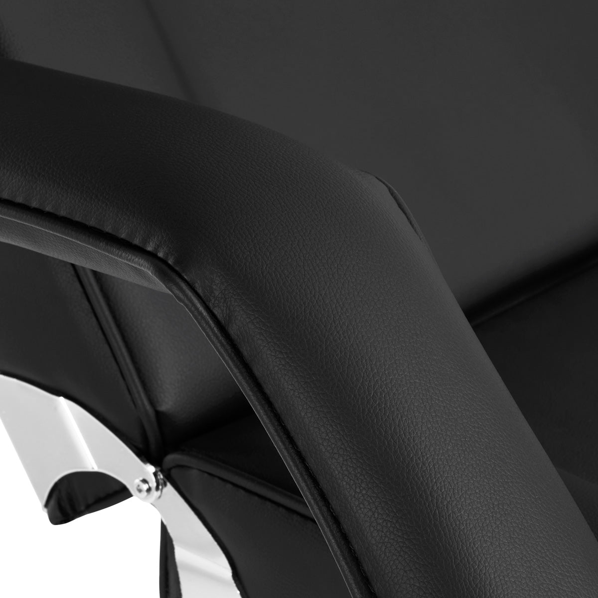 ActiveShop Kosmetikstuhl Sillon mit Auffangschalen schwarz