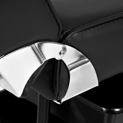 ActiveShop Kosmetikstuhl Sillon mit Auffangschalen schwarz