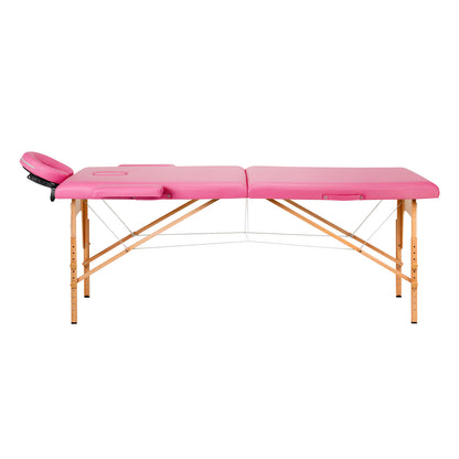ActiveShop Klappbarer Massagetisch aus Holz Komfort Activ Fizjo 2-segmentig verschiedene