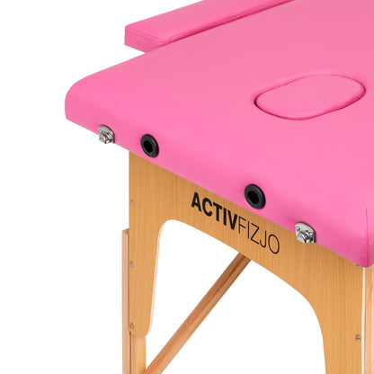 ActiveShop Klappbarer Massagetisch aus Holz Komfort Activ Fizjo 2-segmentig verschiedene