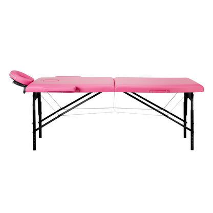 ActiveShop Massagetisch aus Holz Komfort Activ Fizjo 2-teilig schwarz lackiertes Holz