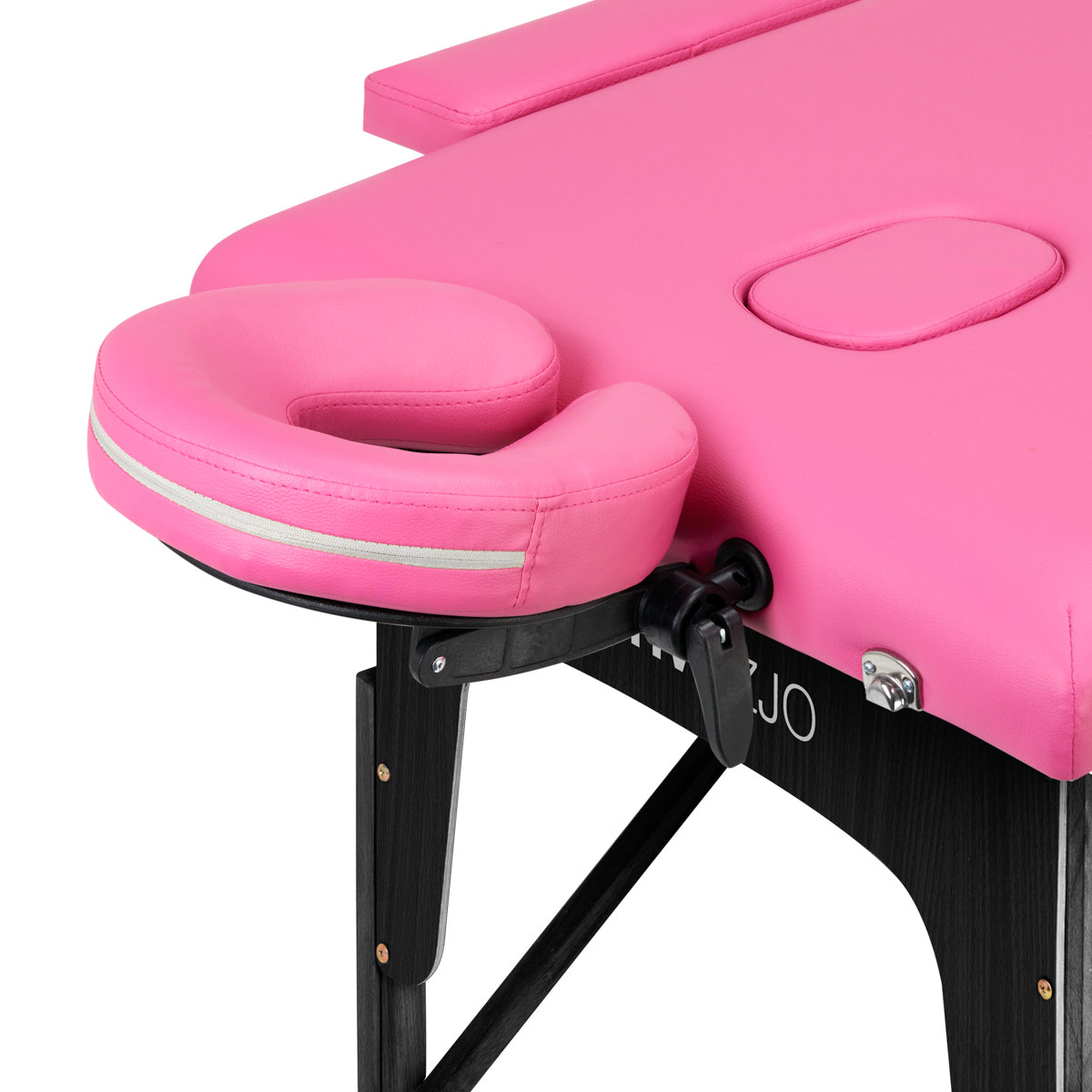 ActiveShop Massagetisch aus Holz Komfort Activ Fizjo 2-teilig schwarz lackiertes Holz
