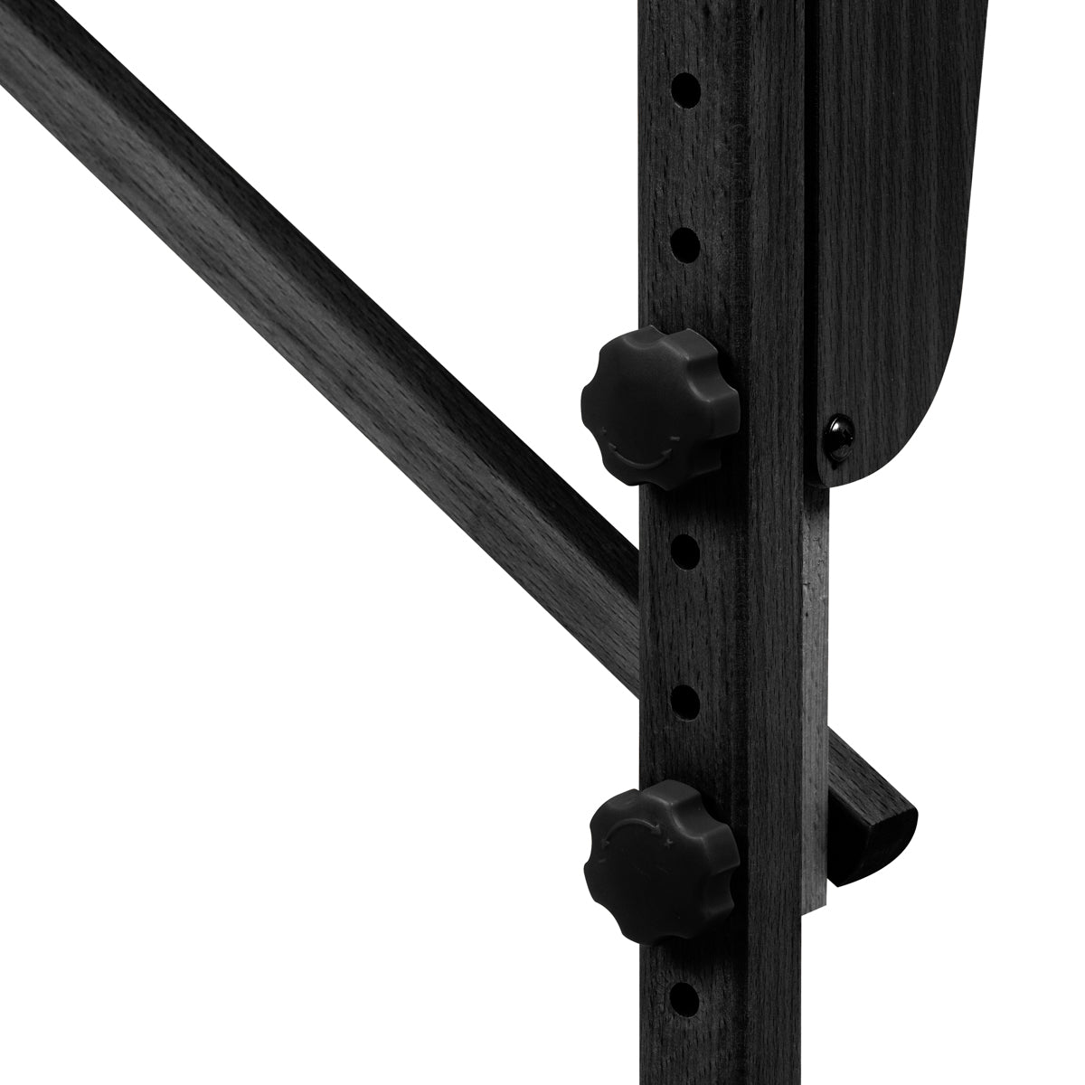 ActiveShop Massagetisch aus Holz Komfort Activ Fizjo 2-teilig schwarz lackiertes Holz