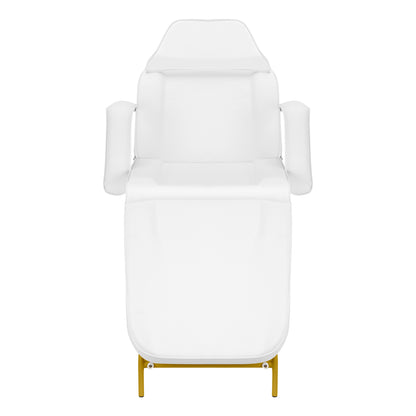 ActiveShop Kosmetikstuhl 557G mit Auffangschalen goldweiß