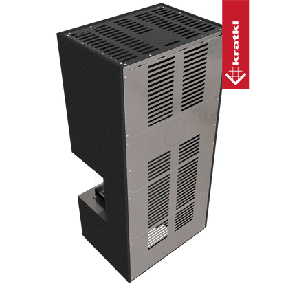 Kratki Kamineinsatz KRATKI NBC 7kW Modular Zimbabwe Nero