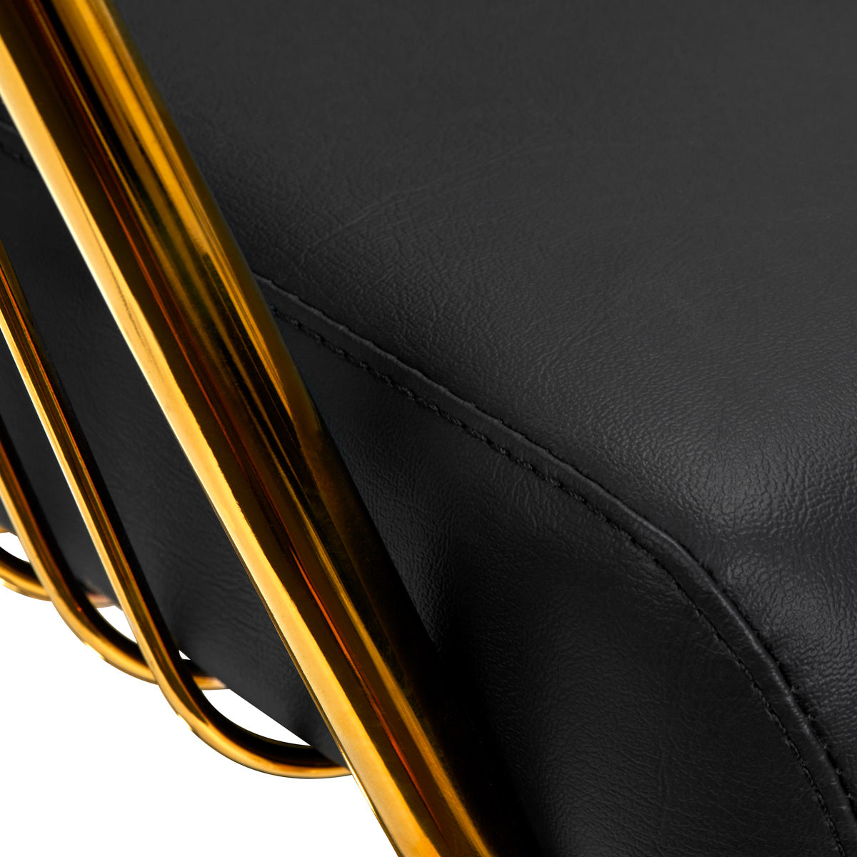 ActiveShop Gabbiano Friseurstuhl Lille gold schwarz