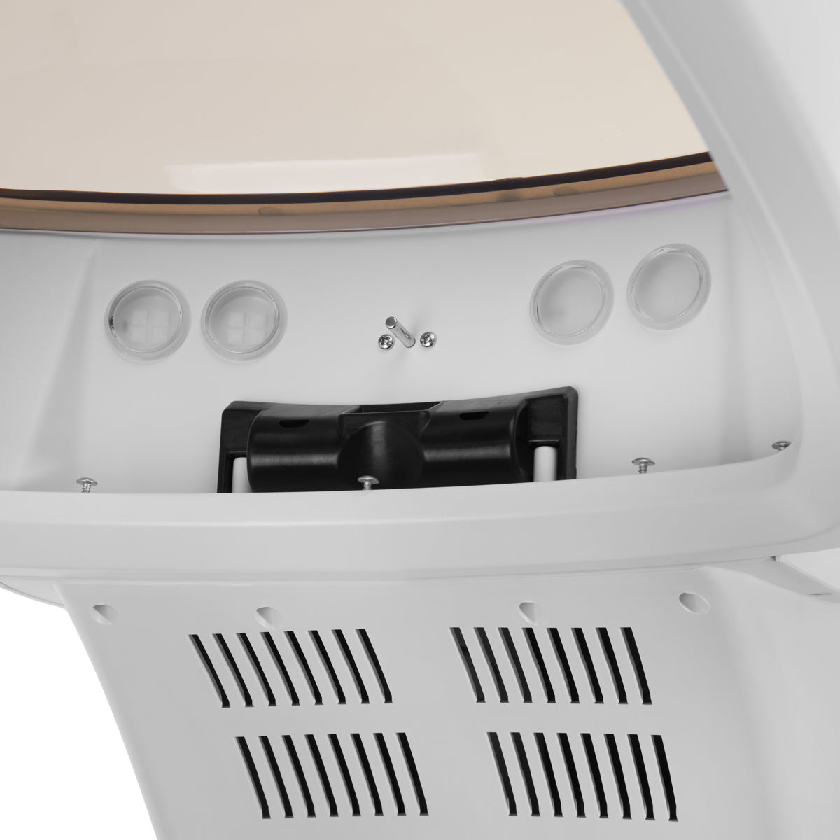 ActiveShop Gabbiano Stand-Sauna für Friseure 408D weiß mit aktivem Ozon
