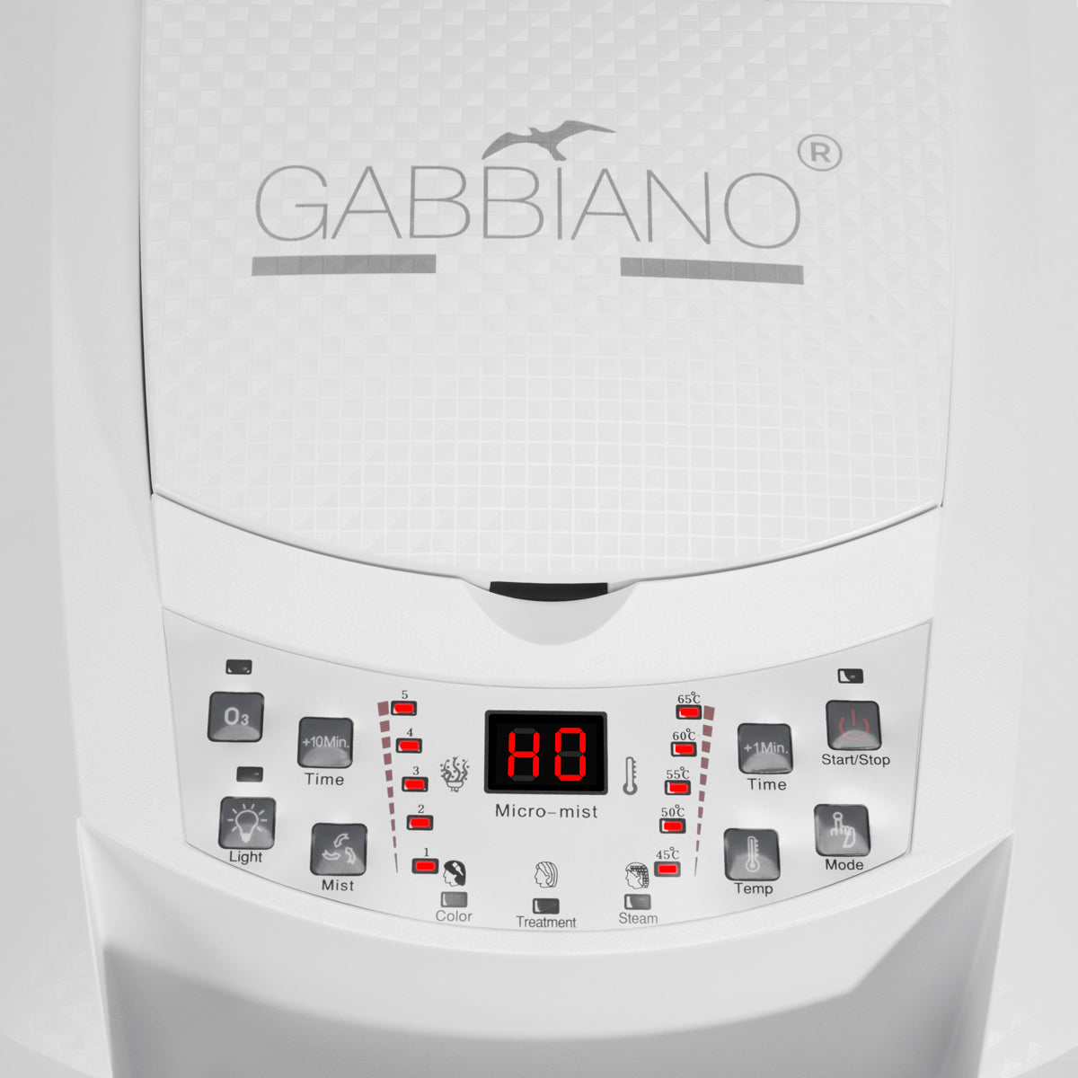 ActiveShop Gabbiano Stand-Sauna für Friseure 408D weiß mit aktivem Ozon