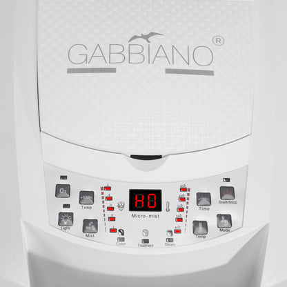 ActiveShop Gabbiano Stand-Sauna für Friseure 408D weiß mit aktivem Ozon