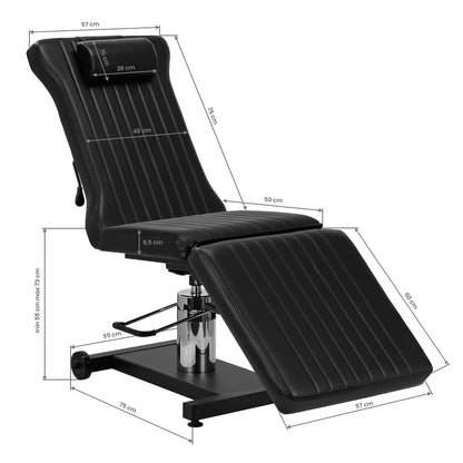 ActiveShop Tattoo-Stuhl Pro Ink 612 schwarz