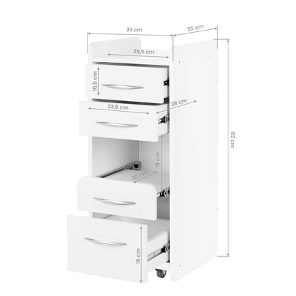 ActiveShop Mini-Schrank 969 weiß