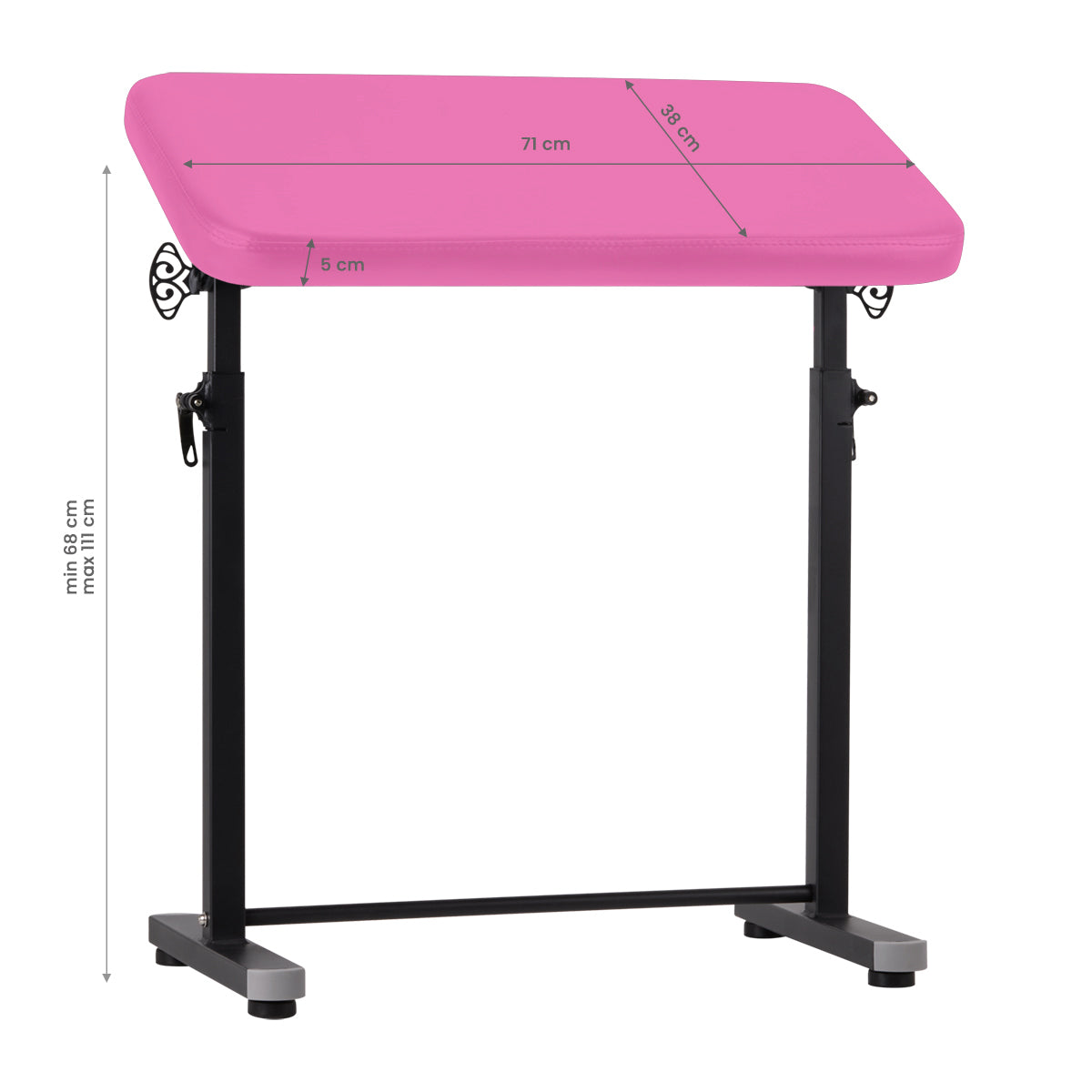 ActiveShop Armlehne für Tattoo Pro Ink 718 pink