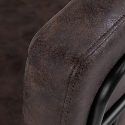 ActiveShop Gabbiano Friseurstuhl Katania Loft Old Leather dunkelbraun