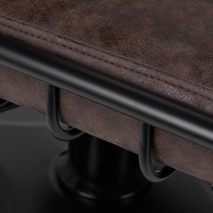 ActiveShop Gabbiano Friseurstuhl Katania Loft Old Leather dunkelbraun