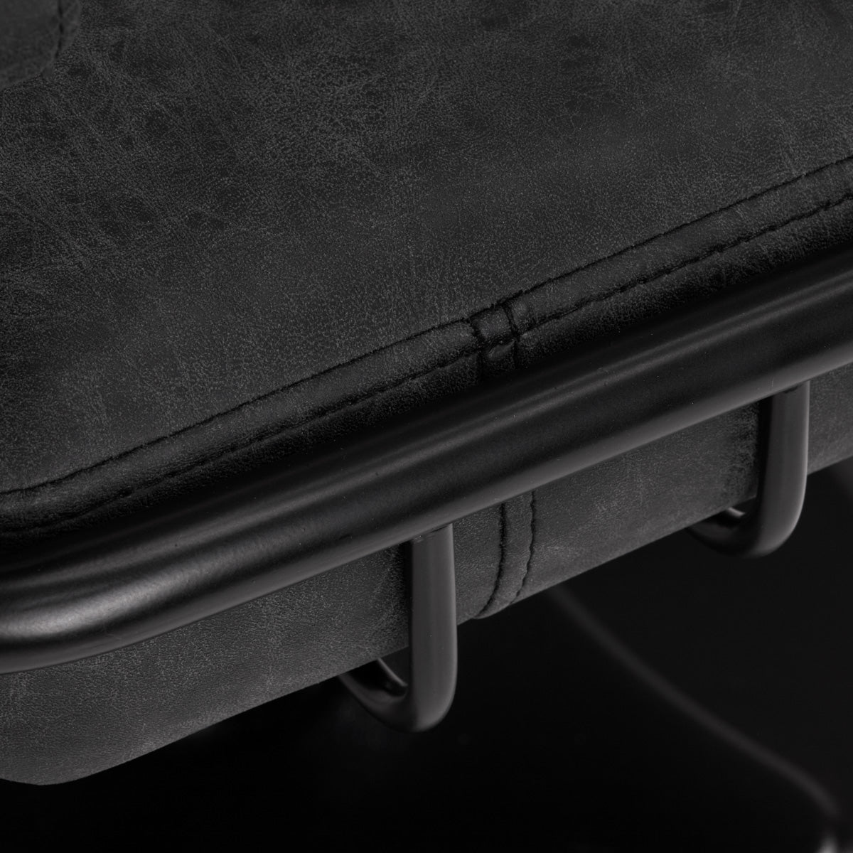ActiveShop Gabbiano Friseurstuhl Katania Loft Old Leather schwarz