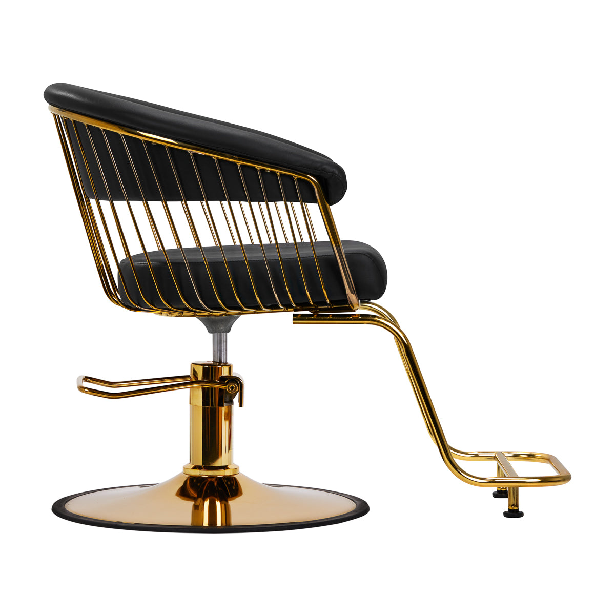 ActiveShop Haarsystem Friseurstuhl Lille gold schwarz