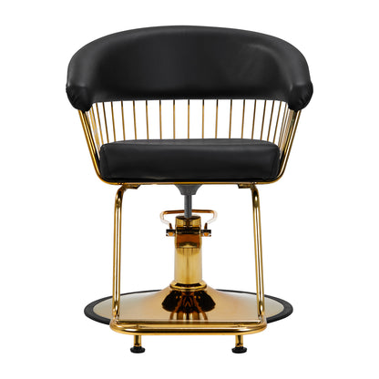ActiveShop Haarsystem Friseurstuhl Lille gold schwarz