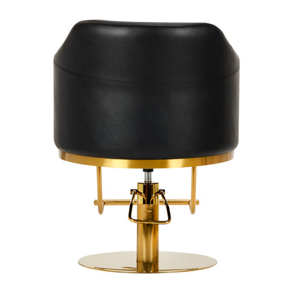 ActiveShop Gabbiano Friseurstuhl Burgos gold schwarz