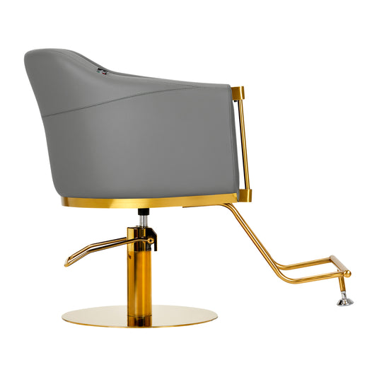 ActiveShop Gabbiano Friseurstuhl Burgos gold grau