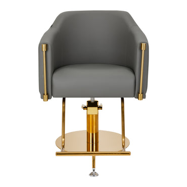 ActiveShop Gabbiano Friseurstuhl Burgos gold grau