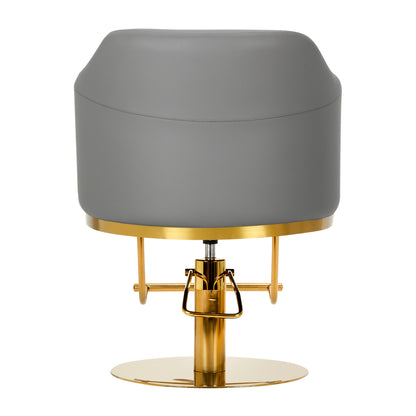 ActiveShop Gabbiano Friseurstuhl Burgos gold grau