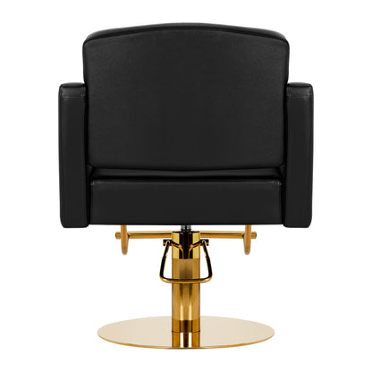 ActiveShop Gabbiano Friseurstuhl Turin Gold Schwarz