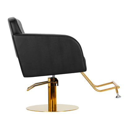 ActiveShop Gabbiano Friseurstuhl Turin Gold Schwarz