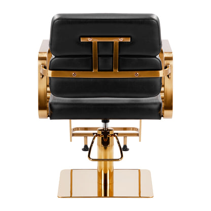 ActiveShop Gabbiano Friseurstuhl Porto Gold Schwarz