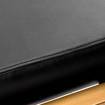 ActiveShop Gabbiano Friseurstuhl Porto Gold Schwarz