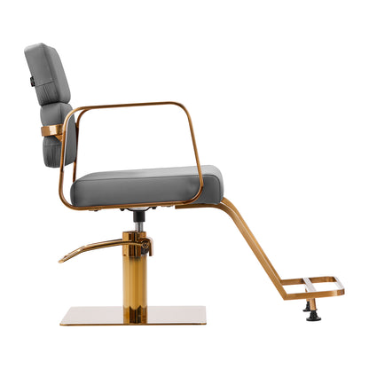 ActiveShop Gabbiano Friseurstuhl Porto goldgrau