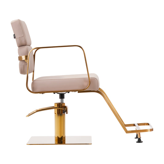 ActiveShop Gabbiano Friseurstuhl Porto gold beige