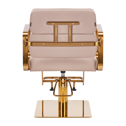 ActiveShop Gabbiano Friseurstuhl Porto gold beige