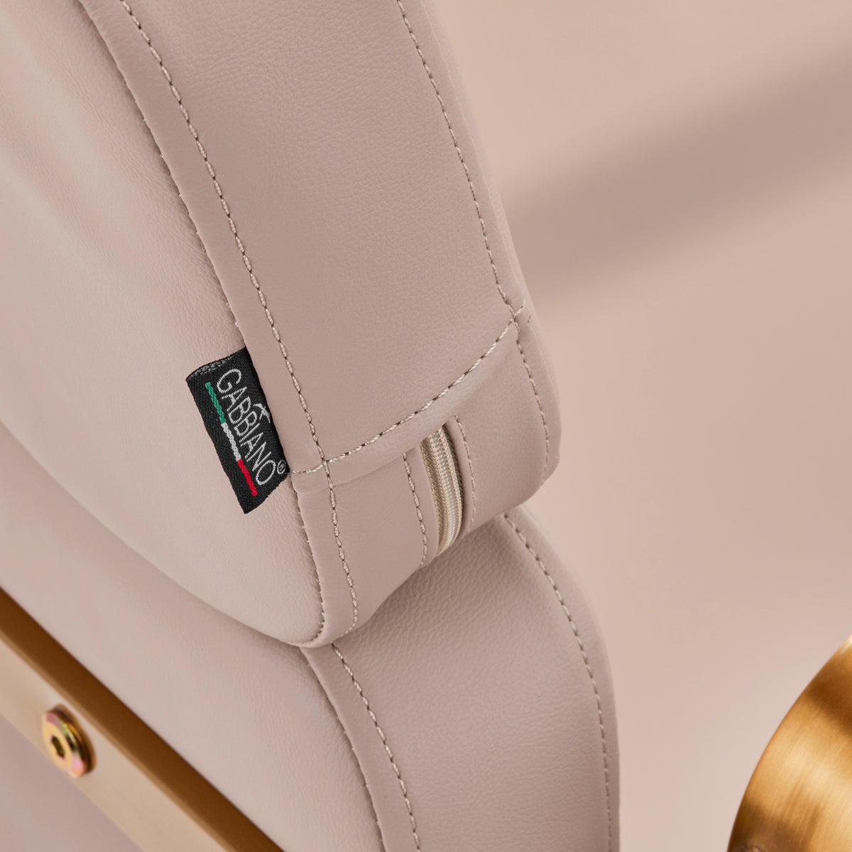 ActiveShop Gabbiano Friseurstuhl Porto gold beige