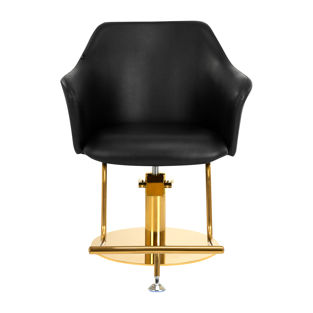 ActiveShop Gabbiano Friseurstuhl Marbella Gold Schwarz