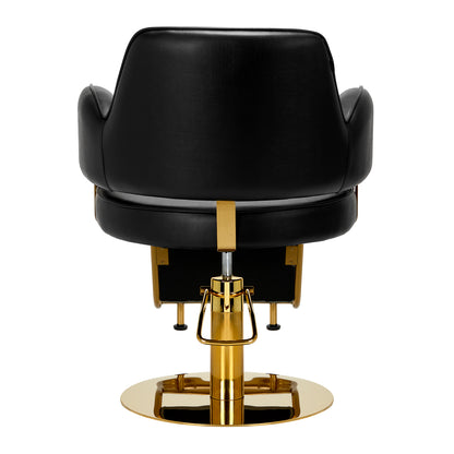 ActiveShop Gabbiano Friseurstuhl Linz NQ Gold Schwarz