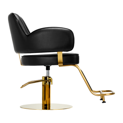 ActiveShop Gabbiano Friseurstuhl Linz NQ Gold Schwarz
