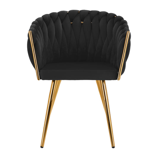 ActiveShop 4Rico Stuhl QS-GW06G Samt schwarz