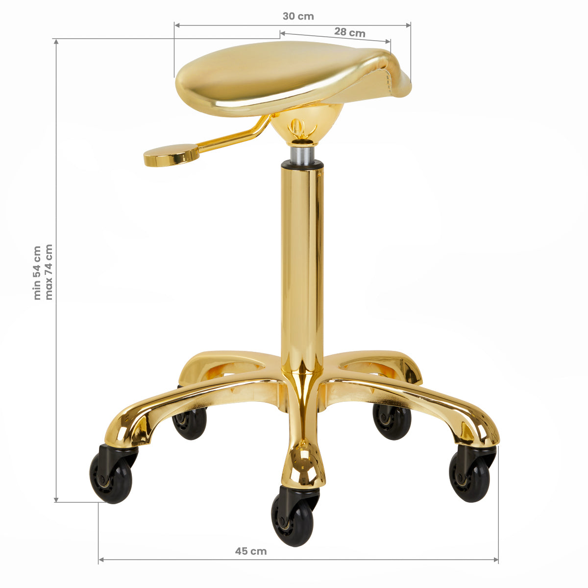 ActiveShop Gabbiano Hocker Fine Gold Roll Speed