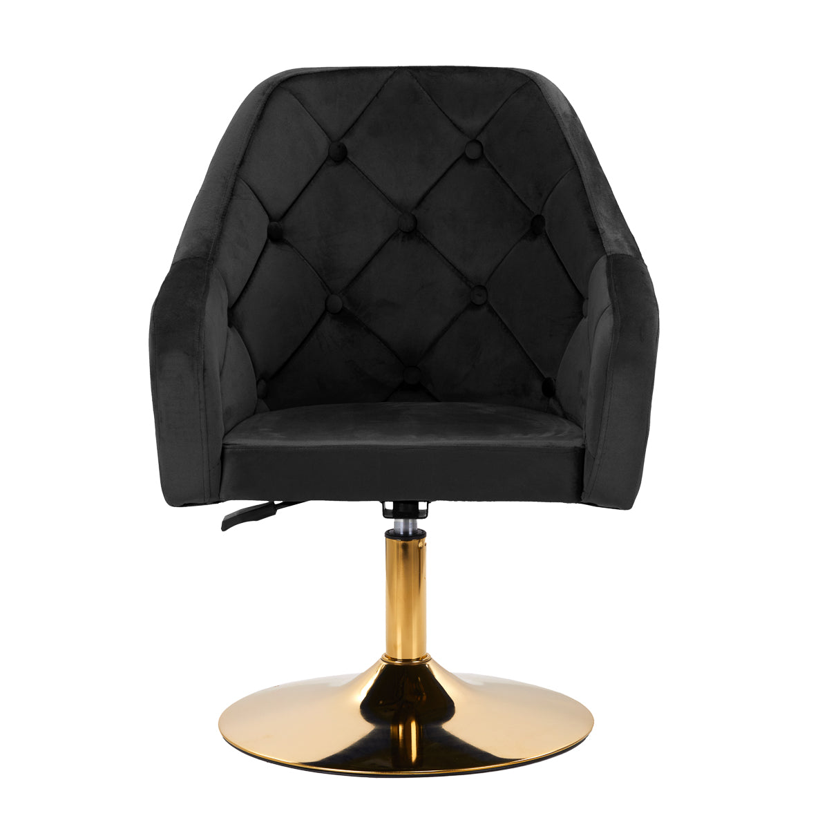 ActiveShop 4Rico Drehstuhl QS-BL14G Samt schwarz