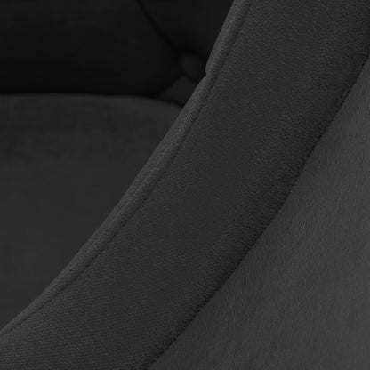 ActiveShop 4Rico Drehstuhl QS-BL14G Samt schwarz
