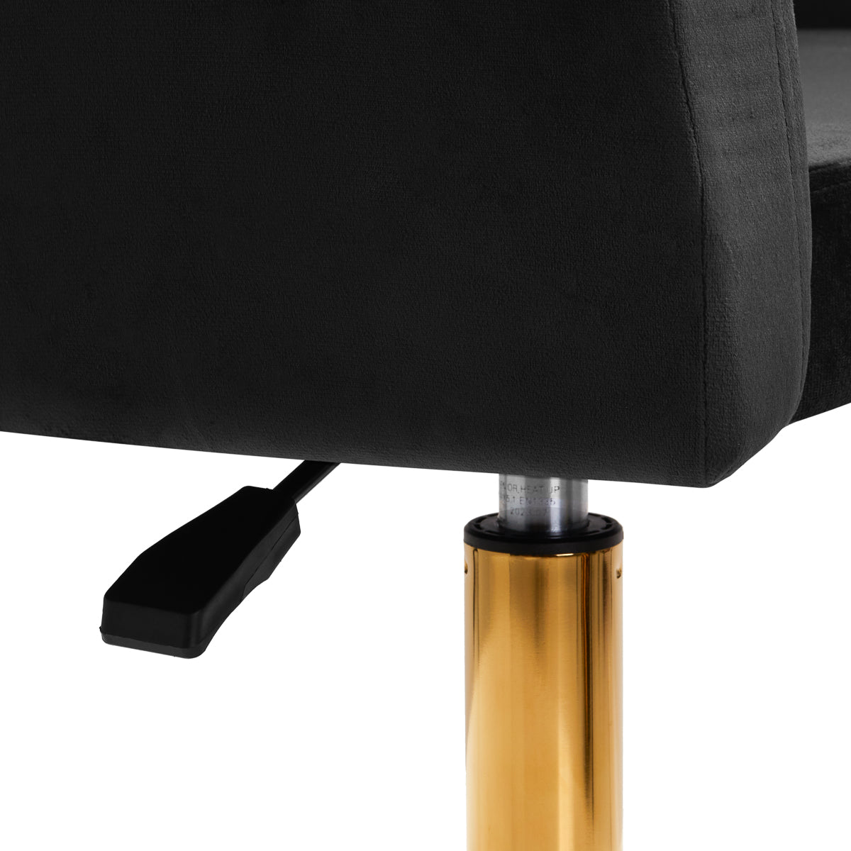 ActiveShop 4Rico Drehstuhl QS-BL14G Samt schwarz