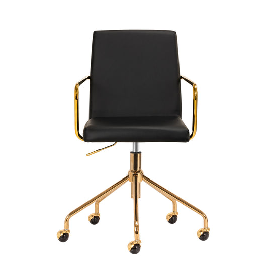 ActiveShop Kosmetikstuhl QS-OF211G gold schwarz